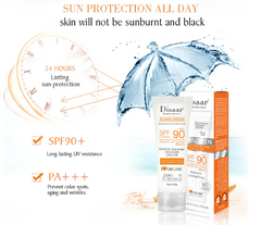 Sunscreen For Face Sunblock Skin Sunscreen For Sensitive Skin Sunscreen For Oily Skin Protective Cream Anti-Aging Oil-control SPF 50/SPF 90