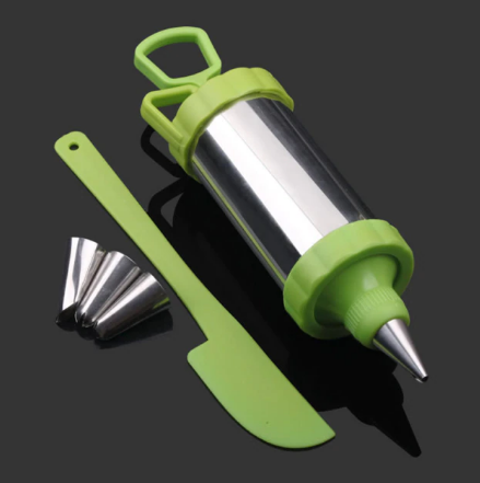 Churros Maker Machine Stainless Steel Gun Cookie Decorating Churro Machine Baking Tools