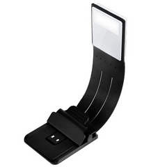 Portable LED Readers Light With Detachable Flexible Clip USB Rechargeable Reading Light For Book