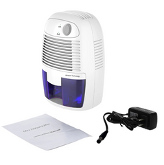 Small Dehumidifier For Basement 500 ML Moisture Absorber For Home Ultra-Quiet Portable