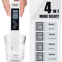 Digital Water Tester Quality Water TDS Purity Temperature Multifunctional Meter