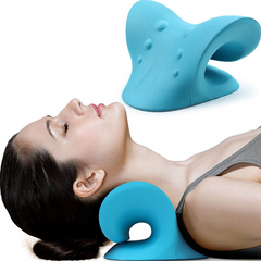 Shoulder & Neck Cloud Relaxer Corrector Pillow Cervical Traction Stretcher Acupressure Point Relief