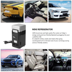 5V 10W Car Refrigerator USB Multi-Function Home Travel In Car Mini Fridge Cooler Box