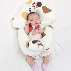 Baby Nest Bionic Newborn Anti-flat Head Shaping Baby Pillow Side Sleeping Cotton Soothing For Babies