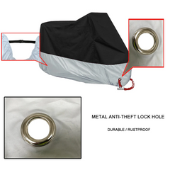 Universal Motorcycle Cover Outdoor UV Protector All Season Waterproof Shed Storage