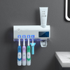 Image of Solar Energy UV Toothbrush Sanitizer Toothpaste Dispenser Toothbrush Cleaner Multi-Function