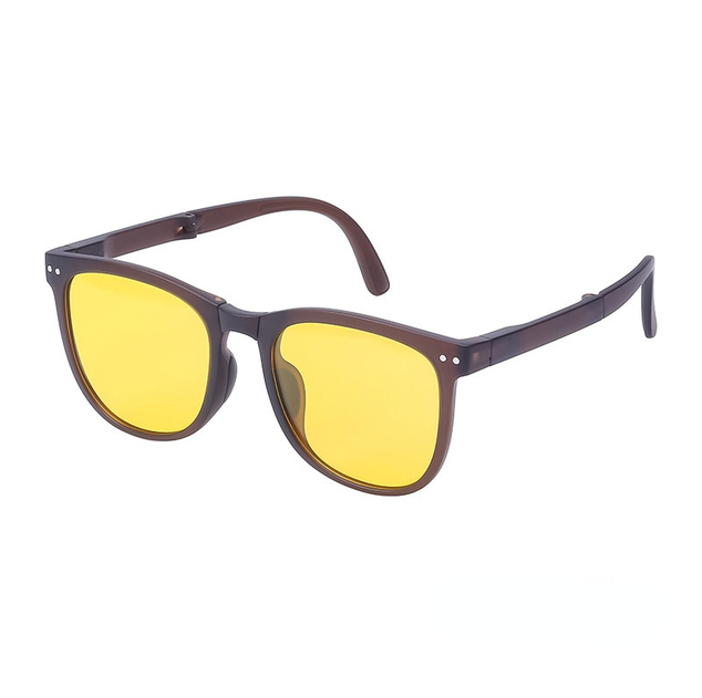 Fashion Cute Sunglasses Square Vintage Design Eyewear Folding Sunglasses Gradient Shades UV400