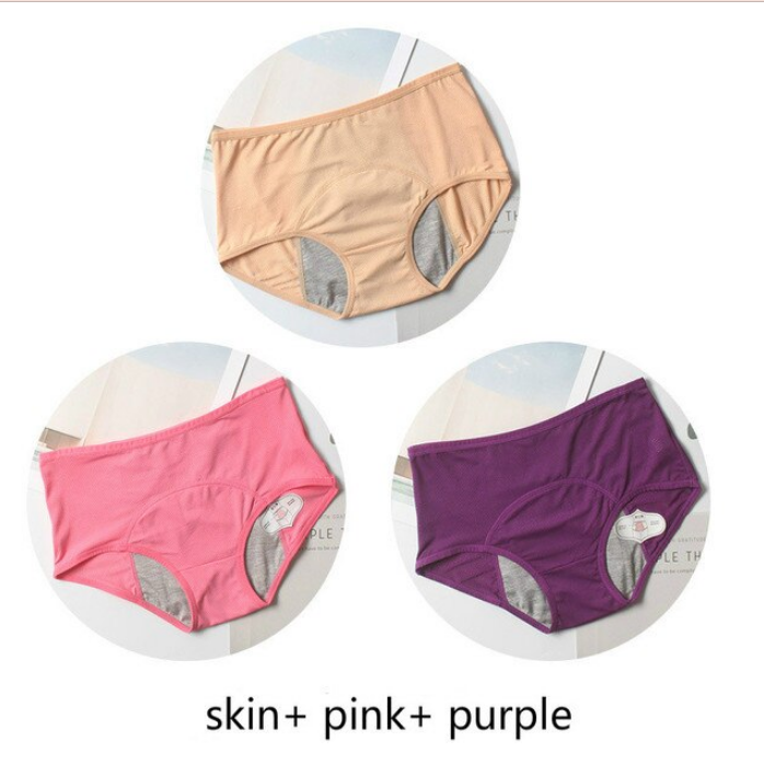 3 Pcs Period Underwear Menstrual Panties Women Best Period Underwear Comfortable Period Proof Underwear