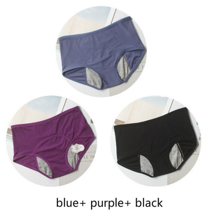 3 Pcs Period Underwear Menstrual Panties Women Best Period Underwear Comfortable Period Proof Underwear