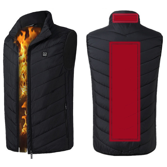 USB Charged Heated Jacket Warm Thermal Coat Vest Jackets Heat Clothing For Autumn & Winter