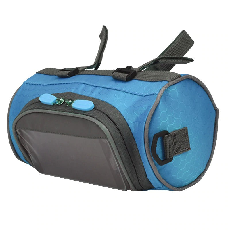 Bike Handlebar Bag with touchscreen phone case