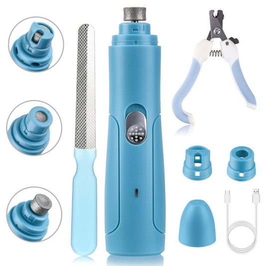 Dog Nail Grinder for Pet Full Nail Cutter Set