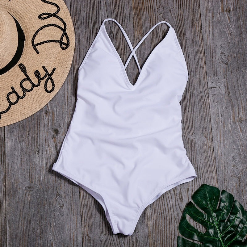 One Piece Backless Swimsuit for women