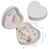 Image of Small Travel Jewelry Case Heart Shaped