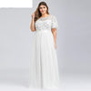 Image of Plus Size Sequined Evening Dresses