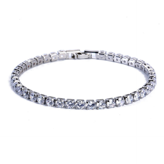 Sterling Silver Tennis Bracelet for Women