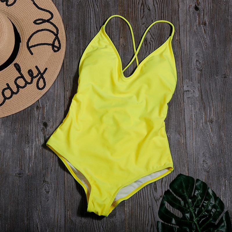 One Piece Backless Swimsuit for women