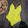 Image of One Piece Backless Swimsuit for women