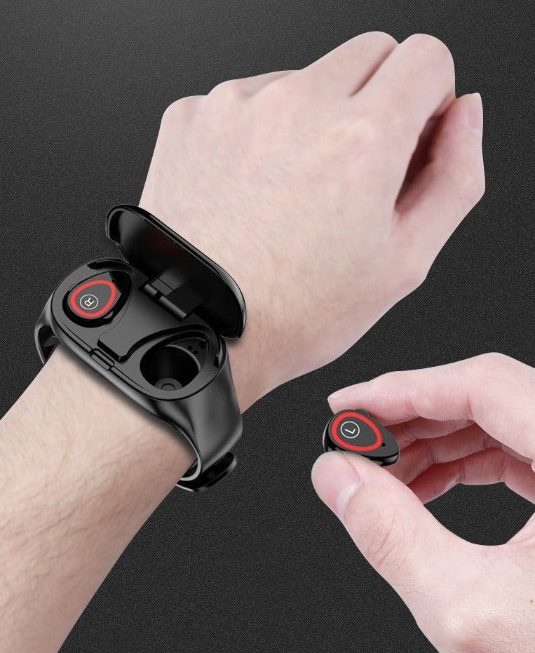 Trackbuds AI Smart Watch with Bluetooth Earphone