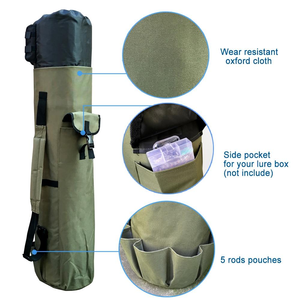 Fishing Backpack with Rod Holder