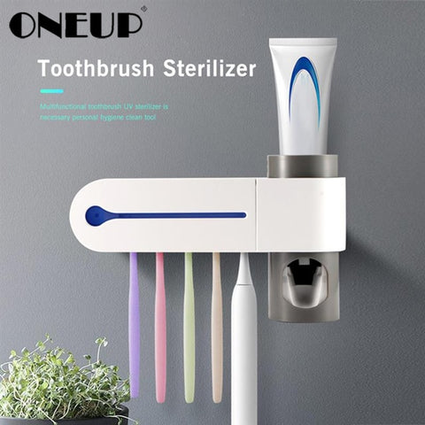 Toothbrush Sterilizer, Sanitizer Holder and UV Desinfection