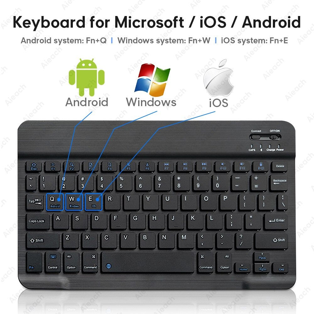 Backlit Keyboard iPad Case 360 Rotatable