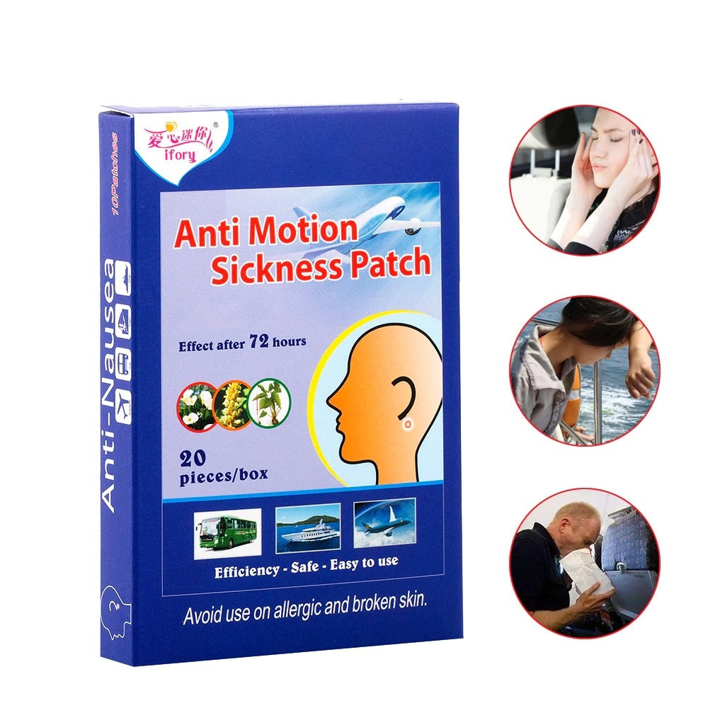 20 Pieces/Box Motion Sickness Patch Behind Ear