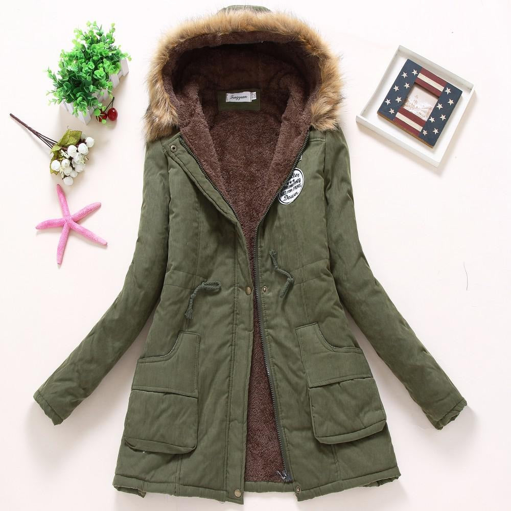 Winter Padded Coat Women Hooded Coat