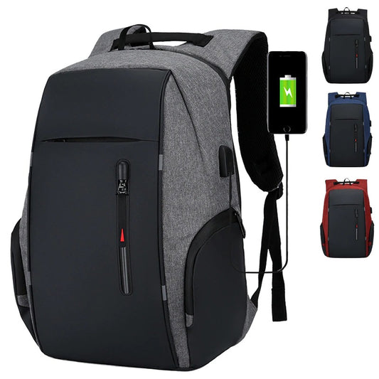 Waterproof Backpack with Charger Up to 15.6" Notebook Backpack