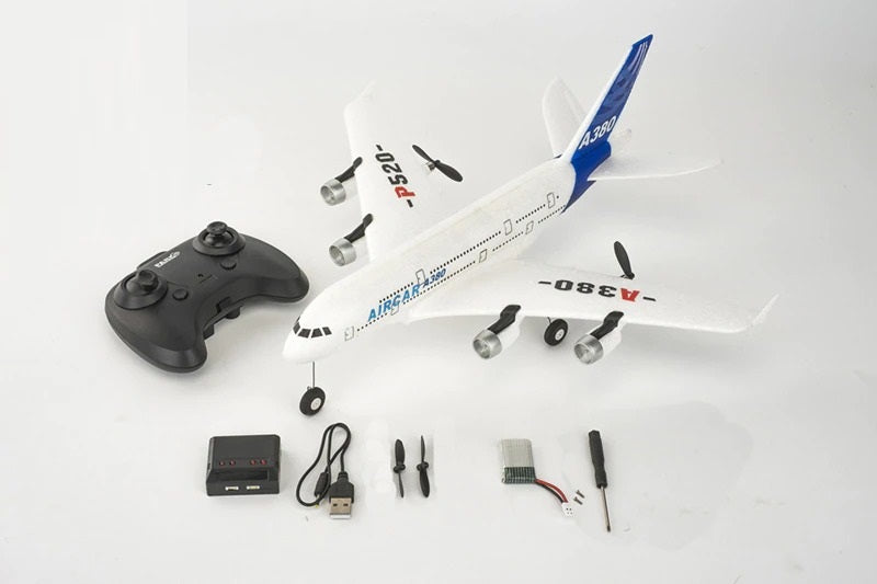 2.4Ghz Remote Control Airplane Outdoor Easy Fly RC Airplane Airbus A380 Beginner RC Planes