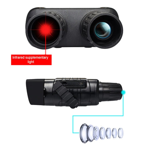 Long Distance Digital Night Vision Binoculars With Video Recording HD Infrared Day And Night Vision
