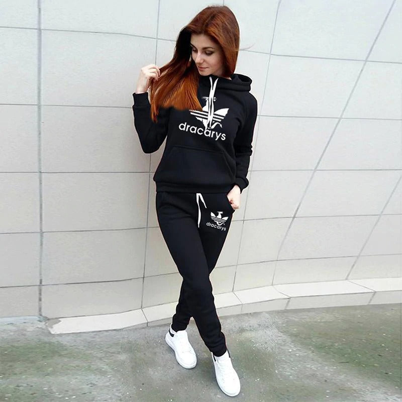 2Pcs Set Women Sweat Suit for Women