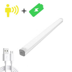 LED Cabinet Wireless Dimming USB Rechargeable Bookshlef Lighting Motion Sensor Bookcase Lighting