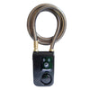 Image of Smart Bike Lock with Alarm Waterproof 110 dB Cable Lock Alarm for Bike Motorcycle Bluetooth Connection