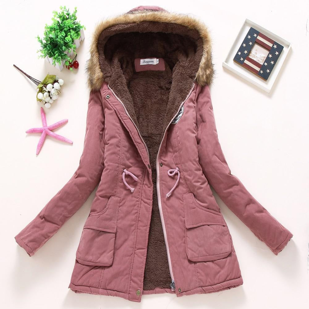 Winter Padded Coat Women Hooded Coat