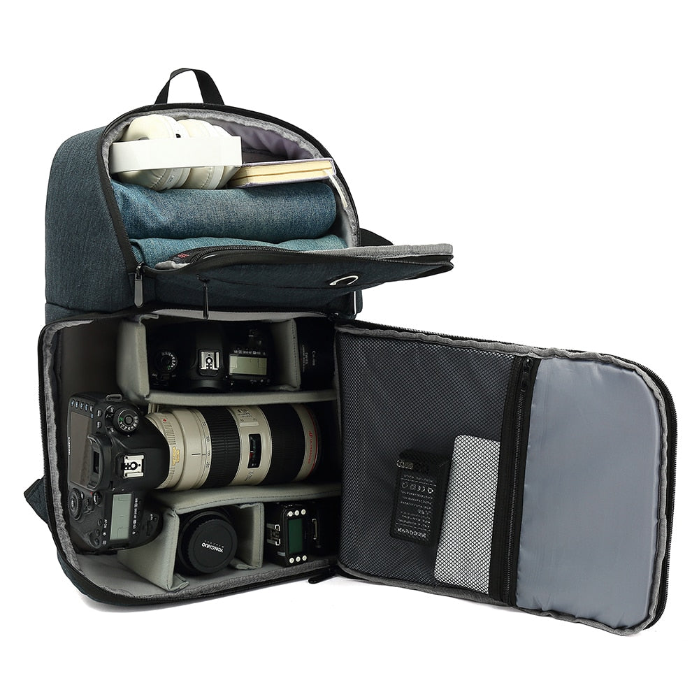 Waterproof Shockproof Camera Bag Breathable  Camera and Lens Backpack Camera Bag Backpack