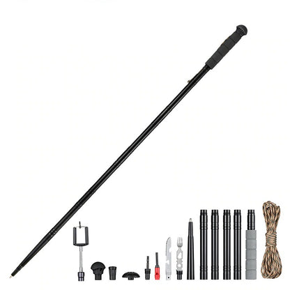 Multifunction Foldable Trekking Pole Tactical Baton