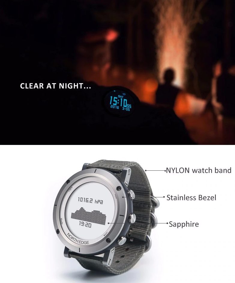 MENS DIGITAL MILITARY OUTDOOR SPORTS WATCH