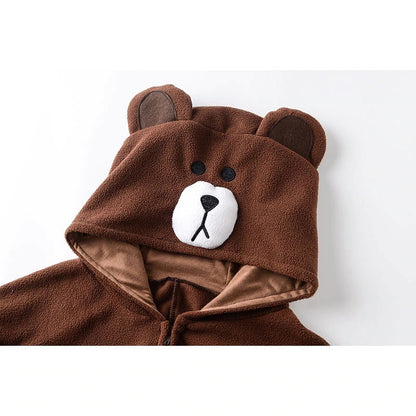 Brown Bear Adult Onesie Pajama Costume Cosplay