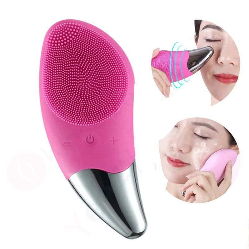 Mini Electric Facial Cleansing Brush Deep Pore Cleaning Skin Massager