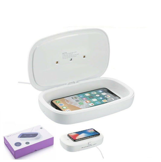 2 in 1 UV Cell Phone Sanitizer and Wireless Charger Phone cleaner