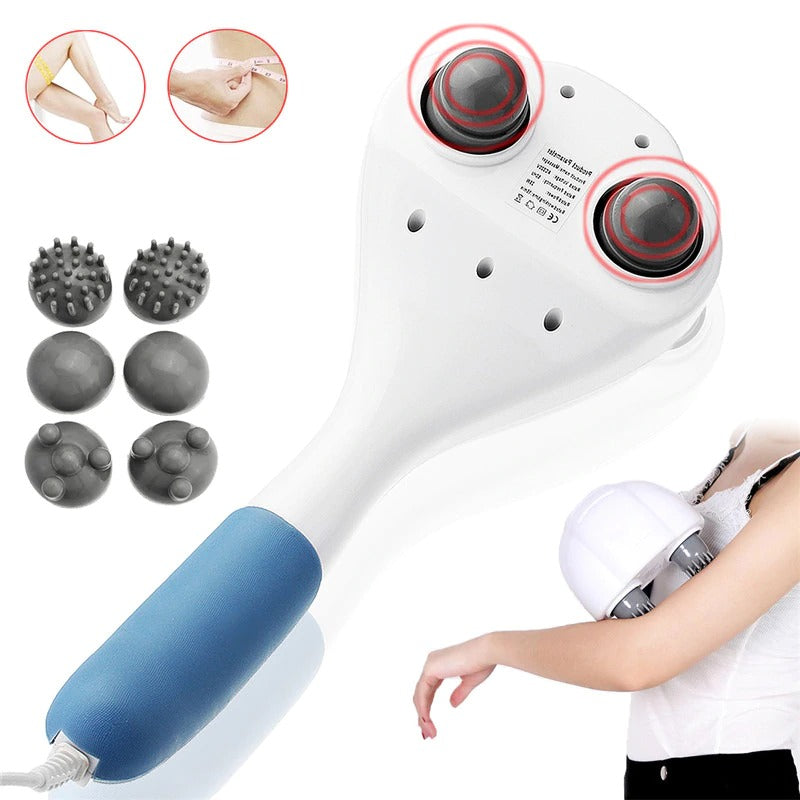 Electric Handheld Vibrating Massager Double Head Hammer