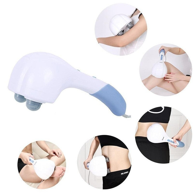 Electric Handheld Vibrating Massager Double Head Hammer