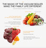 Image of Food Vacuum Sealer With 10pcs Food Storage Bags And Hose Home Electric Vacuum Sealer Packing Machine foodsaver jar sealer