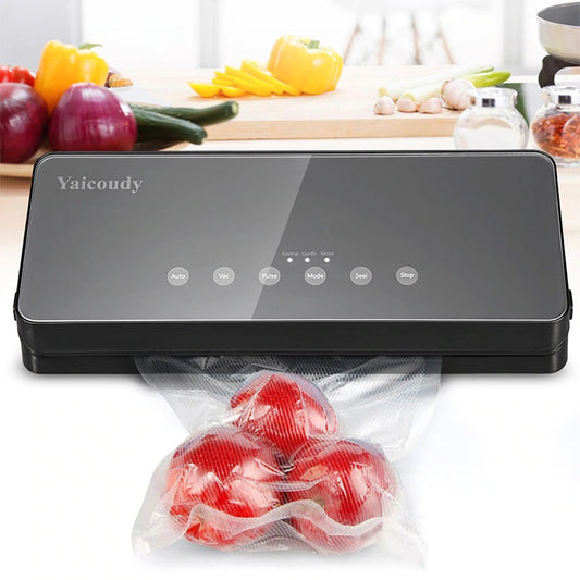 Food Vacuum Sealer With 10pcs Food Storage Bags And Hose Home Electric Vacuum Sealer Packing Machine foodsaver jar sealer