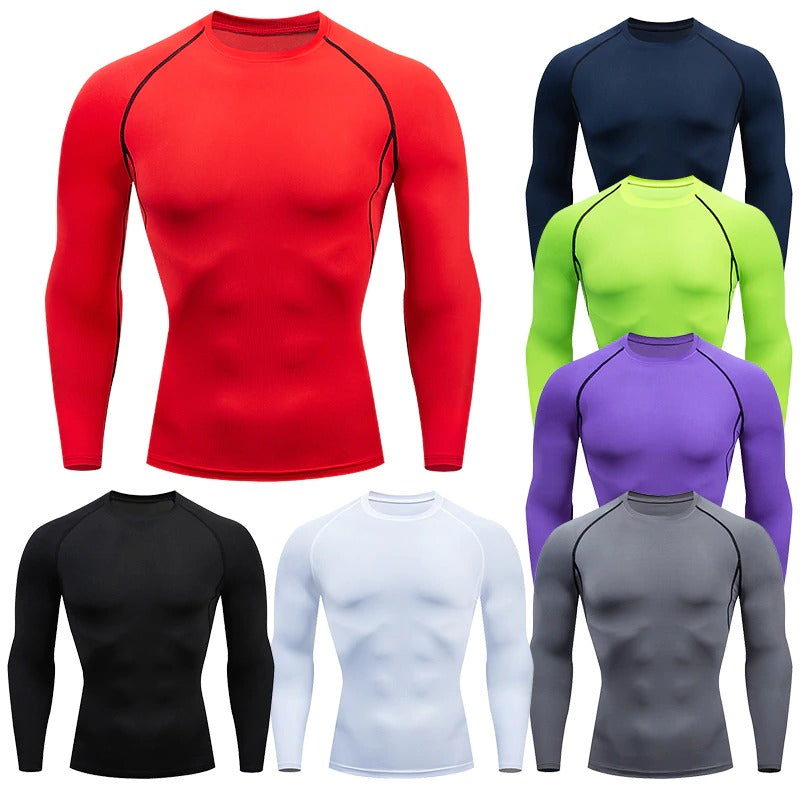 Men's Belly Hiding Shaper Stomach to Chest Slimmer Compression Shirt