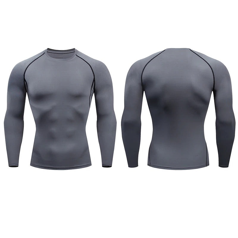 Men's Belly Hiding Shaper Stomach to Chest Slimmer Compression Shirt