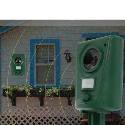 Raccoon deterrent Outdoor Ultrasonic Repeller Garden Ultrasonic Outdoor Animal Motion Sensor