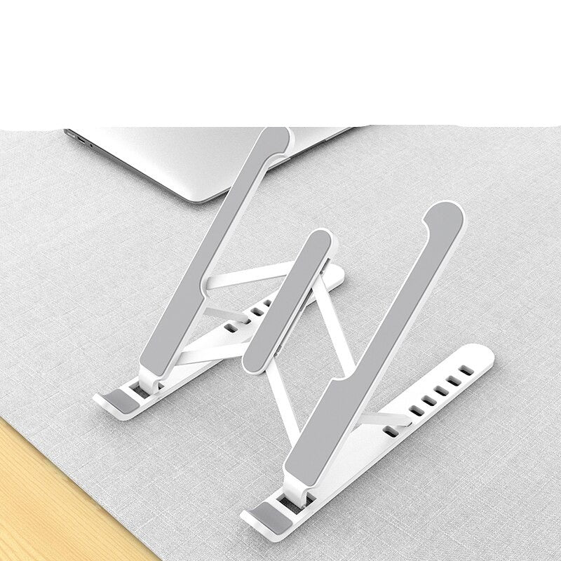Stackable Laptop Stand Riser Adjustable Foldable Laptop Stand Desktop Notebook Laptop Riser for des ...