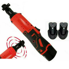 Electric Cordless Ratchet 3/8 Wrench Tool with Two Batteries